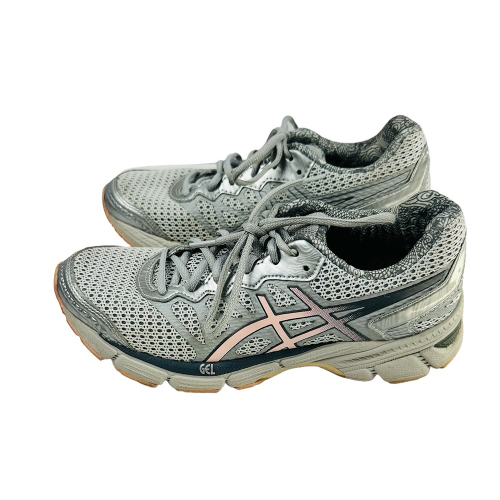 Asics Gel Enhance Ultra 4.0 Woman’s Size 7.5Grey/Pink Running Shoes